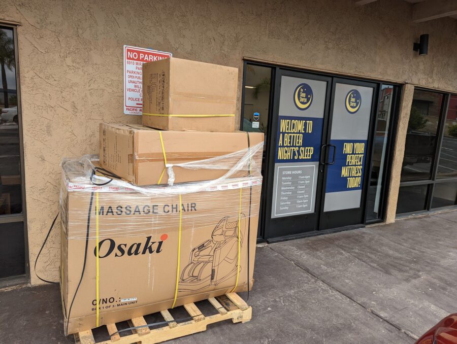 Osaki Massage Chair Delivery